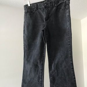Sz12 Black stonewashed jeans, boot cut